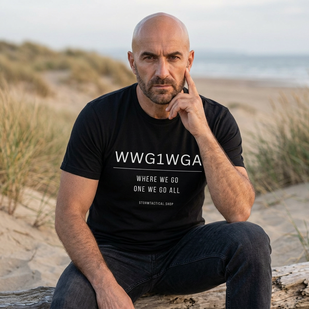 WWG1WGA Tee — "Where We Go One We Go All" Short Sleeve Shirt