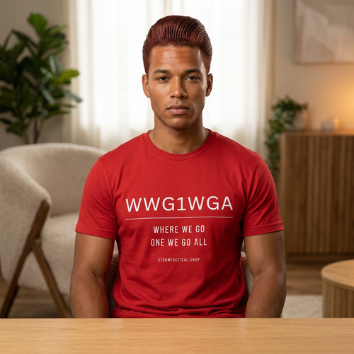 WWG1WGA Tee — "Where We Go One We Go All" Short Sleeve Shirt