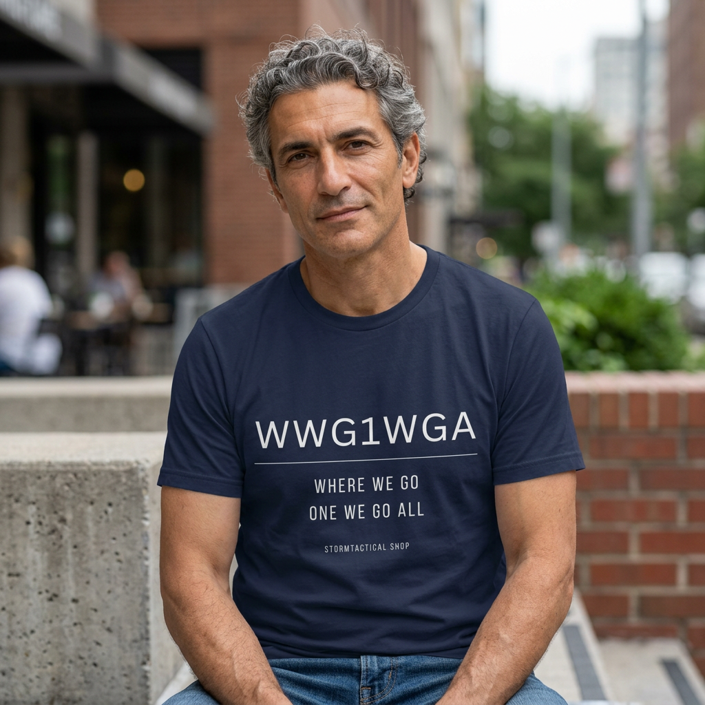 WWG1WGA Tee — "Where We Go One We Go All" Short Sleeve Shirt