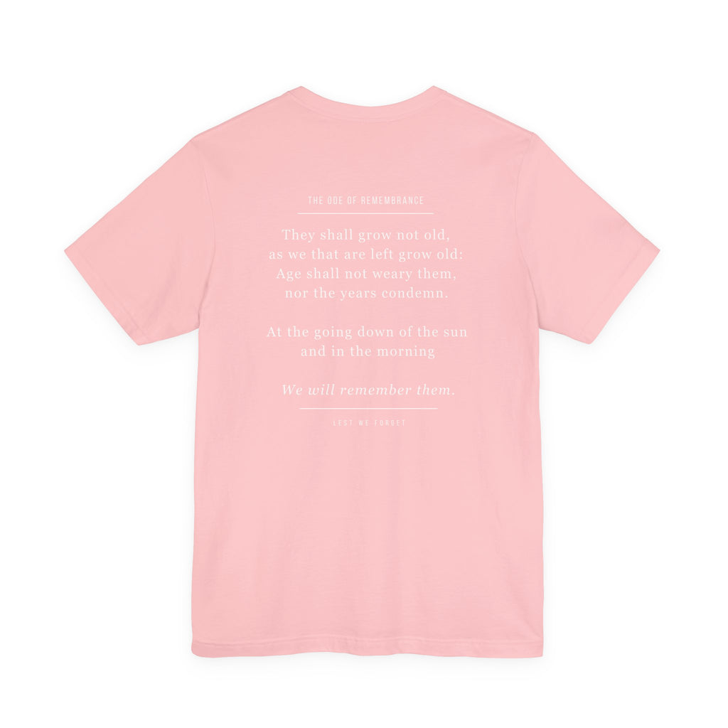 ANZAC Day Tee — "Lest We Forget" Remembrance T-Shirt (25th April, Australia & New Zealand)